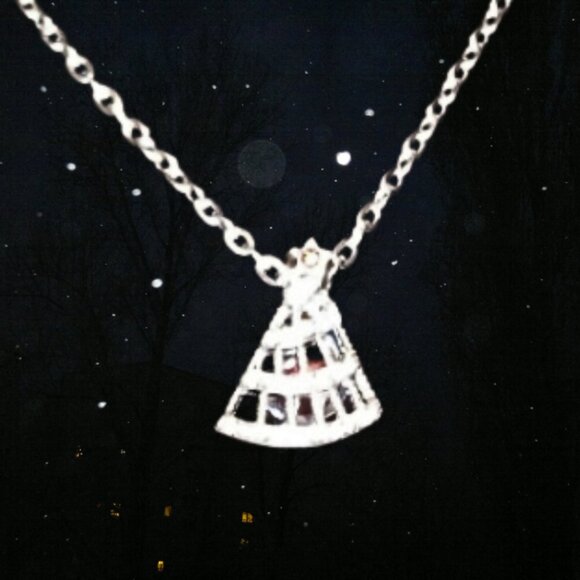 Winter Pine Tree Necklace With Pandora Charm - Picture 2 of 8